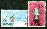 Jamaica 1976 West Indian Victory in World Cricket Cup set of 2 unmounted mint, SG 419-20