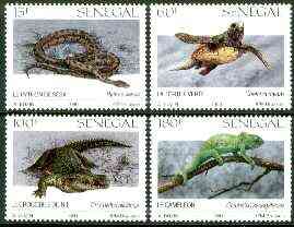 Senegal 1991 Reptiles set of 4 unmounted mint, Mi 1116-19, SG 1089-92*