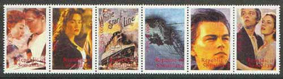 Somaliland 1998 Titanic se-tenant strip of 6 unmounted mint