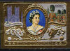 Comoro Islands 1977 Silver Jubilee 500f imperf on gold foil unmounted mint, as 242, Mi 360B