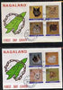 Nagaland 1984 Rotary - Domestic Cats perf set of 8 values on two covers with first day cancels