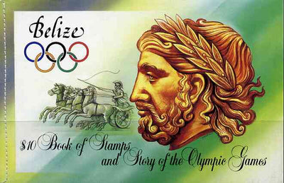 Belize 1984 Olympic Games Los Angeles $10 booklet complete, SG SB5
