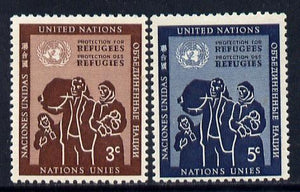 United Nations (NY) 1953 Refugees set of 2 unmounted mint (SG 15-16)