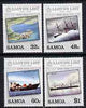 Samoa 1984 Lloyds List set of 4 unmounted mint, SG 673-76