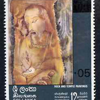 Sri Lanka 1978 surcharged 5c on 90c (Painting of Bearded Old man) unmounted mint SG 652*