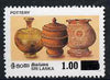Sri Lanka 1997 surcharged 1r on 8r50 Pottery unmounted mint, SG 1366*
