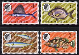 Ascension 1969 Fish - 2nd series unmounted mint set of 4 (SG 117-20)
