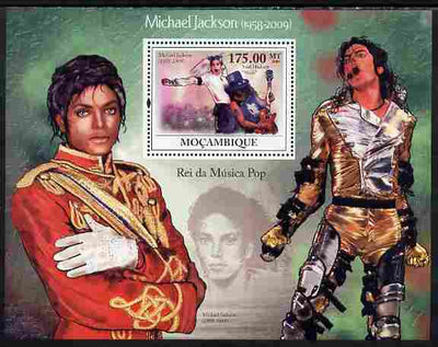 Mozambique 2009 Michael Jackson perf s/sheet unmounted mint