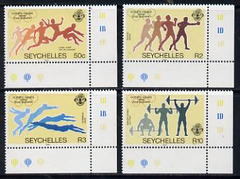Seychelles 1984 Olympic Games set of 4 unmounted mint, SG 592-95