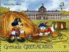 Grenada - Grenadines 1989 Mickey & Donald Inflating Balloon 1c from Walt Disney Philexfrance set, SG 1145 unmounted mint