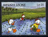 Sierra Leone 1980 Huet, Dewey & Louie Harvesting Rice 20L from Walt Disney 'Scenes' set, SG 1433 unmounted mint