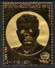Staffa 1982 US Presidents £8 John F Kennedy embossed in 22k gold foil from a limited printing unmounted mint
