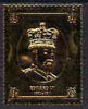 Staffa 1977 Monarchs £8 Edward VII embossed in 23k gold foil (Rosen #504) unmounted mint
