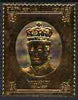 Staffa 1977 Monarchs £8 William IV embossed in 23k gold foil (Rosen #502) unmounted mint
