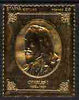 Staffa 1977 Monarchs £8 Charles I embossed in 23k gold foil (Rosen #492) unmounted mint