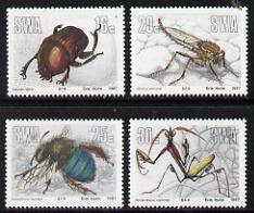 South West Africa 1987 Insects set of 4 unmounted mint, SG 475-78*