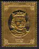 Staffa 1977 Monarchs £8 Canute embossed in 23k gold foil (Rosen #463) unmounted mint