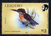 Lesotho 1988 Birds 3m Giant Kingfisher unmounted mint, SG 804*