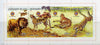 Mali 1997 Wild Animals perf sheetlet #1 containing complete set of 4 values each with Lions international logo unmounted mint