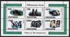 Chechenia 1998 Antarctic Fauna sheetlet containing complete set of 6 values unmounted mint