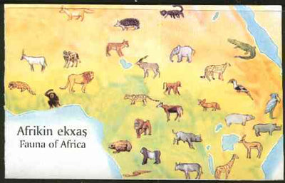 Chechenia 1998 African Fauna booklet complete and pristine