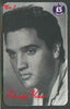 Telephone Card - Elvisly Yours No.1 - £5 Limited Edition phone card showing black & white portrait of Elvis
