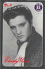 Telephone Card - Elvisly Yours No.3 - £5 Limited Edition phone card showing black & white portrait of Elvis