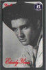 Telephone Card - Elvisly Yours No.4 - £5 Limited Edition phone card showing black & white portrait of Elvis