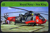 Telephone Card - £2 Discount phone card showing Royal Navy Sea King Helicopter