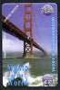 Telephone Card - ET 'Sights of the World' Limited Edition tele card showing Golden Gate Suspension Bridge