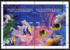 Touva 1996 Marine Life perf sheetlet containing complete set of 4 values unmounted mint