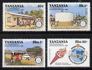 Tanzania 1980 75th Anniversary of Rotary International set of 4 unmounted mint SG 278-81*