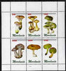 Mordovia Republic 1998 Fungi #1 perf sheetlet containing complete set of 6 values unmounted mint