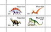 Dagestan Republic 1998 Dinosaurs perf sheetlet containing complete set of 4 values unmounted mint