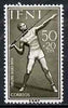 Ifni 1959 Javelin Thrower 50c + 20c from Colonial Stamp Day set, SG 156 unmounted mint*