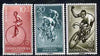 Spanish Guinea 1959 Colonial Stamp Day set of 3 Bicycles unmounted mint, SG 448-50*