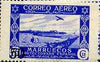 Spanish Morocco 1953 50c on 75c Airplane over Larache, surch type I unmounted mint, SG 398*