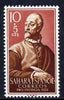 Spanish Sahara 1958 Cervantes (Novelist) 10c + 5c from Child Welfare Fund set unmounted mint, SG 146*