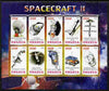 Rwanda 2010 Spacecraft #02 perf sheetlet containing 10 values unmounted mint