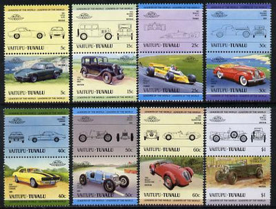 Tuvalu - Vaitupu 1984 Cars #2 (Leaders of the World) set of 16 unmounted mint