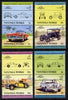 Tuvalu - Nanumaga 1984 Cars #2 (Leaders of the World) set of 8 unmounted mint