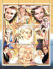 Sahara Republic 1996 Marilyn Monroe composite perf sheetlet containing 9 values unmounted mint