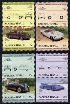 Tuvalu - Nanumea 1985 Cars #1 (Leaders of the World) set of 8 unmounted mint