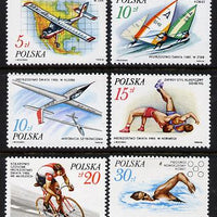 Poland 1986 World Successes set of 6 unmounted mint, SG 3054-59
