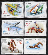Poland 1986 World Successes set of 6 unmounted mint, SG 3054-59