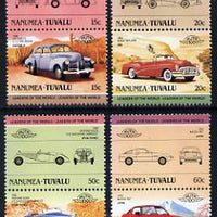 Tuvalu - Nanumea 1985 Cars #2 (Leaders of the World) set of 8 unmounted mint