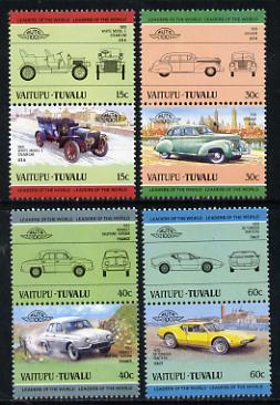 Tuvalu - Vaitupu 1985 Cars #3 (Leaders of the World) set of 8 unmounted mint
