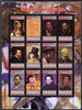Rwanda 2009 Great Artists perf sheetlet containing 12 values unmounted mint (Durer, Da Vinci, Titian, EL Greco, Rubens, Goya, Degas, Cezanne, Van Gogh, Gauguin, Picasso & Modigliani)