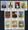 Match Box Labels - complete set of 10 Inn Signs, superb unused condition (Cornish Match Co for Harmony Inns)