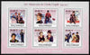 Mozambique 2009 120th Anniversary of Charlie Chaplin perf sheetlet containing 6 values unmounted mint